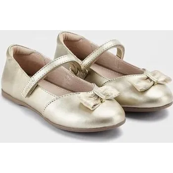Dívčí baleríny dívčí společenské baleríny zlaté 48380-19 velikost 37