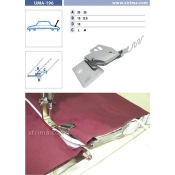 Příslušenství k šicímu stroji Texi Lemovač speciální pro šicí stroje UMA-196 25/12,5/10 M