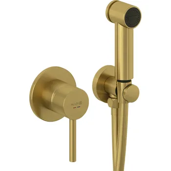 Sprchový set Bozz - set bidetové spršky, kartáčované zlato 38998N076