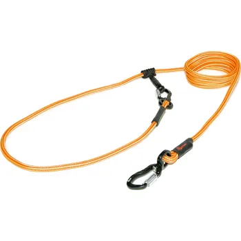 Vodítko pro psa Tamer Lanové vodítko EASYLONG TWIST | Mini | oranžovo žluté - 613 Délka: 3 m