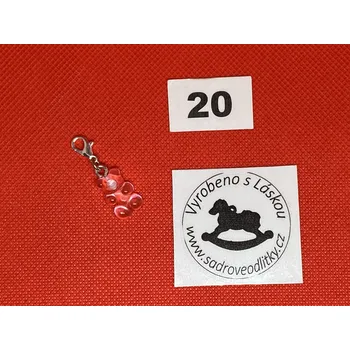HandMade by VeJa Přívěšek s karabinkou č.20