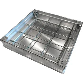 Kanalizační potrubí Zadlažďovací hliníkový poklop MEA DECK AL, 700x700 - 900x900, třída A15 700 x 700