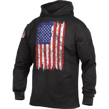 Pánská mikina ROTHCO Mikina CONCEALED CARRY s kapucí US vlajka BAREVNÁ velikost: 4XL