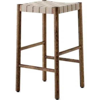 Barová židle &Tradition Barová stolička Betty TK7, smoked oak / natural webbing