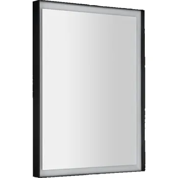 Zrcadlo Sapho SORT zrcadlo s LED osvětlením 60x80cm, černá mat