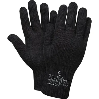 Ochranné vybavení na lov a střelbu Armáda U.S. Rukavice vlněné US ČERNÉ velikost: 6