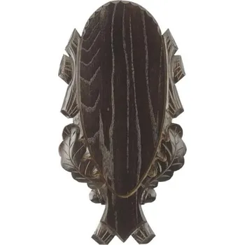 EUROHUNT Vyřezávaná podložka pod trofej 36 x 19 cm tmavá