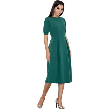 Dámské šaty Dámské šaty M553 zelený/green - Figl 40