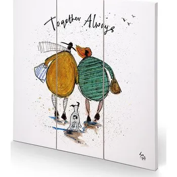 Obraz Dřevěný obraz Sam Toft - Together Always