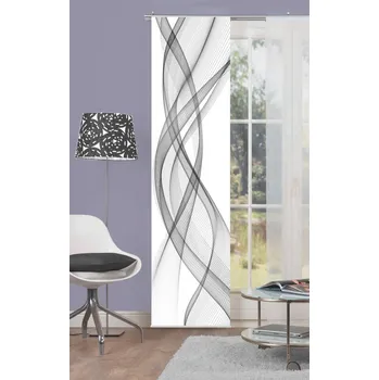 Home Wohnideen japonská stěna 86475 FERROL&nbsp;0703 seda&nbsp;245x60 cm (v x s)