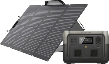 Záložní zdroj EcoFlow RIVER 2 Max EU + solární panel 220 W (1ECOR623SP220)
