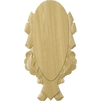 EUROHUNT Vyřezávaná podložka pod trofej 45 x 20 cm bledá