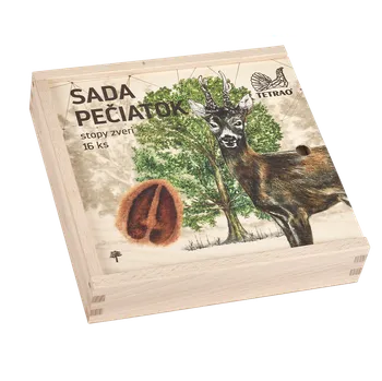 Příroda TETRAO Razítka 16ks stopy zvěře