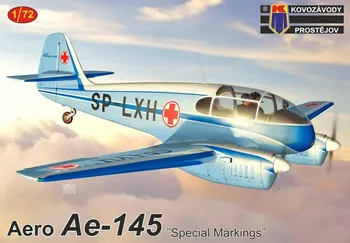 Plastikový model Kovozávody Prostějov Aero Ae-145 Special Markings 1:72