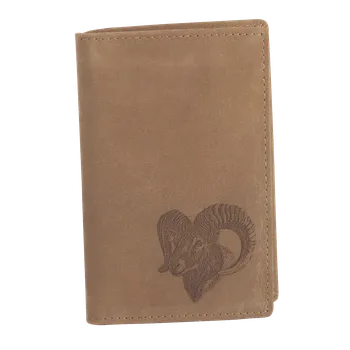 Peněženka Kožená dokladovka TETRAO muflon malá