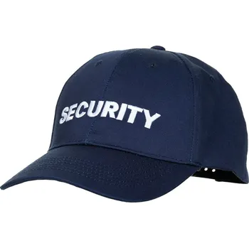 Kšiltovka MFH Čepice baseball výšivka SECURITY uni velikost MODRÁ