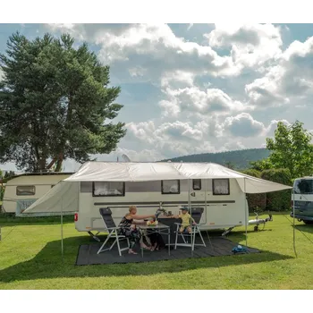 Markýza Reimo Tent Sluneční střecha Como Barva: Světle šedá, Šířka: 350 cm