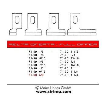 Příslušenství k šicímu stroji Brother Nůž 71-90 5/8 HSS MAIER