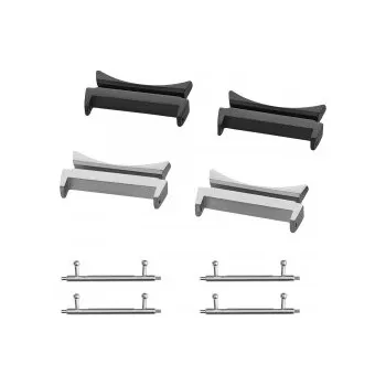 Příslušenství k chytrým hodinkám 4x Příslušenství pro Samsung Galaxy Watch 5 / 5 Pro / Watch 4 / 4 Classic - stříbrná