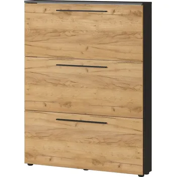 Botník Tmavě šedý výklopný botník v dekoru dubu Wildomar - Germania ID_1468670