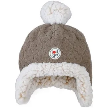 Kojenecká čepice LODGER Hatter Folklore Fleece, Buffalo Velikost:: 6 - 12 měsíců