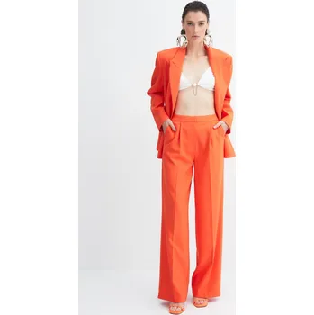 Dámské kalhoty Dámské kalhoty Trendyol Zeynep Trendyol červená 2035694