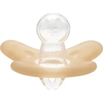 dudlíky Canpol babies Dudlík 100% silikonový symetrický 0-6m 1ks oranžový