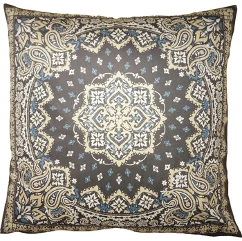 Povlak na dekorativní polštářek Béžovo-hnědý povlak na polštář s ornamenty - 45*45 cm