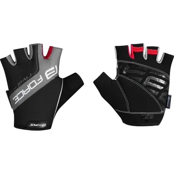 Cyklistické rukavice rukavice FORCE RIVAL, černo-šedé Velikost: XL + Výměna dárku do konce ledna 2026