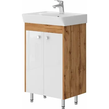 Koupelnový nábytek Lavedo Trinity Wotan Oak 50 koupelnová skříňka s umyvadlem