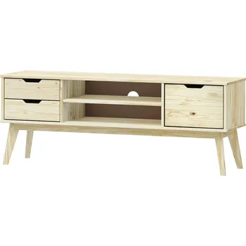 Televizní stolek Idea nábytek TV stolek 1 dveře + 2 zásuvky BONITO lak