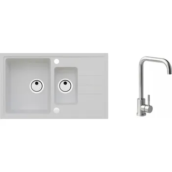 Granitový dřez Alveus SET Intermezzo 70/11 + BATERIE ANGEL + 5 % sleva v košíku s kódem SLEVA5