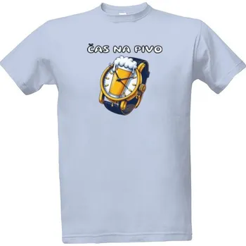 Pánská móda Tričko s potiskem Čas na Pivo pánské