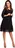 Společenské šifonové dámské šaty S160 černé, S