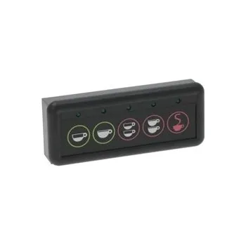 Náhradní díl pro kávovar Panel ovládacích tlačítek kávovaru SanRemo Capri, membránové, 5 tlačítek