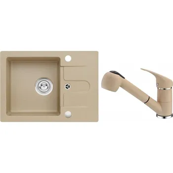 Granitový dřez Alveus SET CORTINA 10/55 + BATERIE AM 20/ 55 + 5 % sleva v košíku s kódem SLEVA5