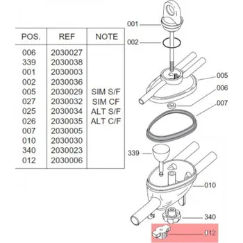 Zarážka sběrače Vanguard