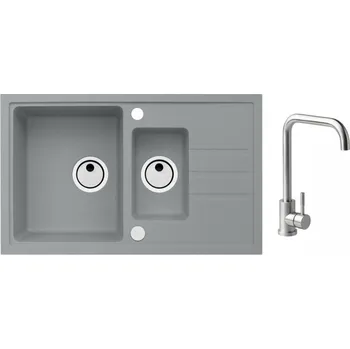 Granitový dřez Alveus SET Intermezzo 70/81 + BATERIE ANGEL + 5 % sleva v košíku s kódem SLEVA5