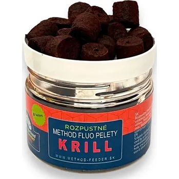 Nástraha Rozpustné Pelety Method Feeder Fans Method Fluo 150ml 14mm Krill