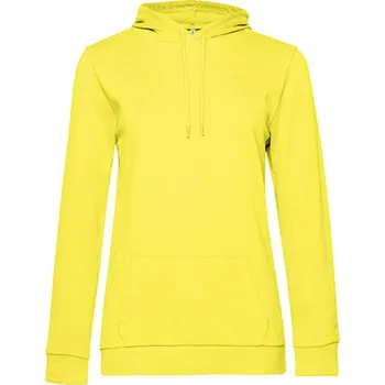 Dámská mikina B&amp;C Dámská mikina s kapucí WW04W Solar Yellow XXL