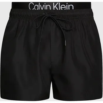 Pánské plavky Pánské plavky KM0KM00947 BEH černé - Calvin Klein L