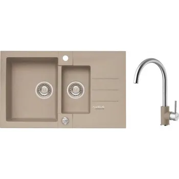 Granitový dřez Alveus SET ROCK 70 /02 + BATERIE ELZA 02 + 5 % sleva v košíku s kódem SLEVA5