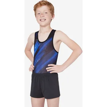DOMYOS Chlapecký gymnastický dres 6 LET MODRÁ