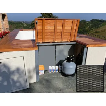 Bazén Poolmaster Rozšíření pro bazény ELEGANCE 1000, 1200 EXOTIC BROWN (0712)