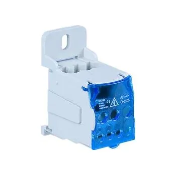 Distribuční blok VCX UKK 80A / 6 otvorů / 80A / 690V / na DIN lištu