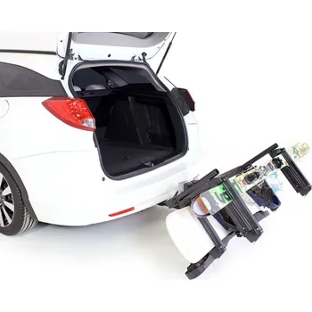 Nosič lyží Nosič lyží TowCar Aneto - 4 páry lyží, na tažné zařízení