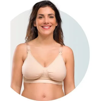 Těhotenská podprsenka Carriwell Podprsenka ke kojení s gelovou kosticí - Tělová Vel. M