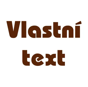 Polep vozidla Vlastní text - Bahamas Heavy (15 - hnědá) SAMOLEPKA NA AUTO, NÁLEPKA, FÓLIE, POLEP, TUNING, VLASTNÍ TEXT, TISK, AUTOSAMOLEPKY.cz, POLEPY, OBRÁZEK, LOGO, 3D STICKERS