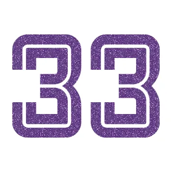 Polep vozidla SAMOLEPKA Startovní číslo 33 typ 7 (87 - Ultra Metalic fialová) NA AUTO, NÁLEPKA, FÓLIE, POLEP, TUNING, VLASTNÍ TEXT, TISK, AUTOSAMOLEPKY.cz, POLEPY, OBRÁZEK, LOGO, SAMOLEPKY