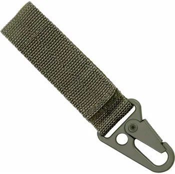 Tactical Key Holder OLIV (Nylonový popruh s karabinkou pro upevnění taktických doplňků na výstroj.)